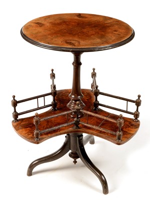 Lot 1113 - 20th Century walnut book table