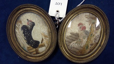Lot 231 - Silk pictures