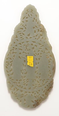 Lot 419 - Jade plaque