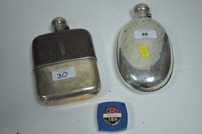 Lot 10 - Two hip flasks