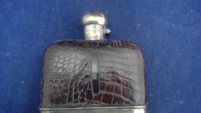Lot 10 - Two hip flasks