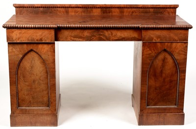 Lot 1163 - Victorian mahogany inverted breakfront sideboard