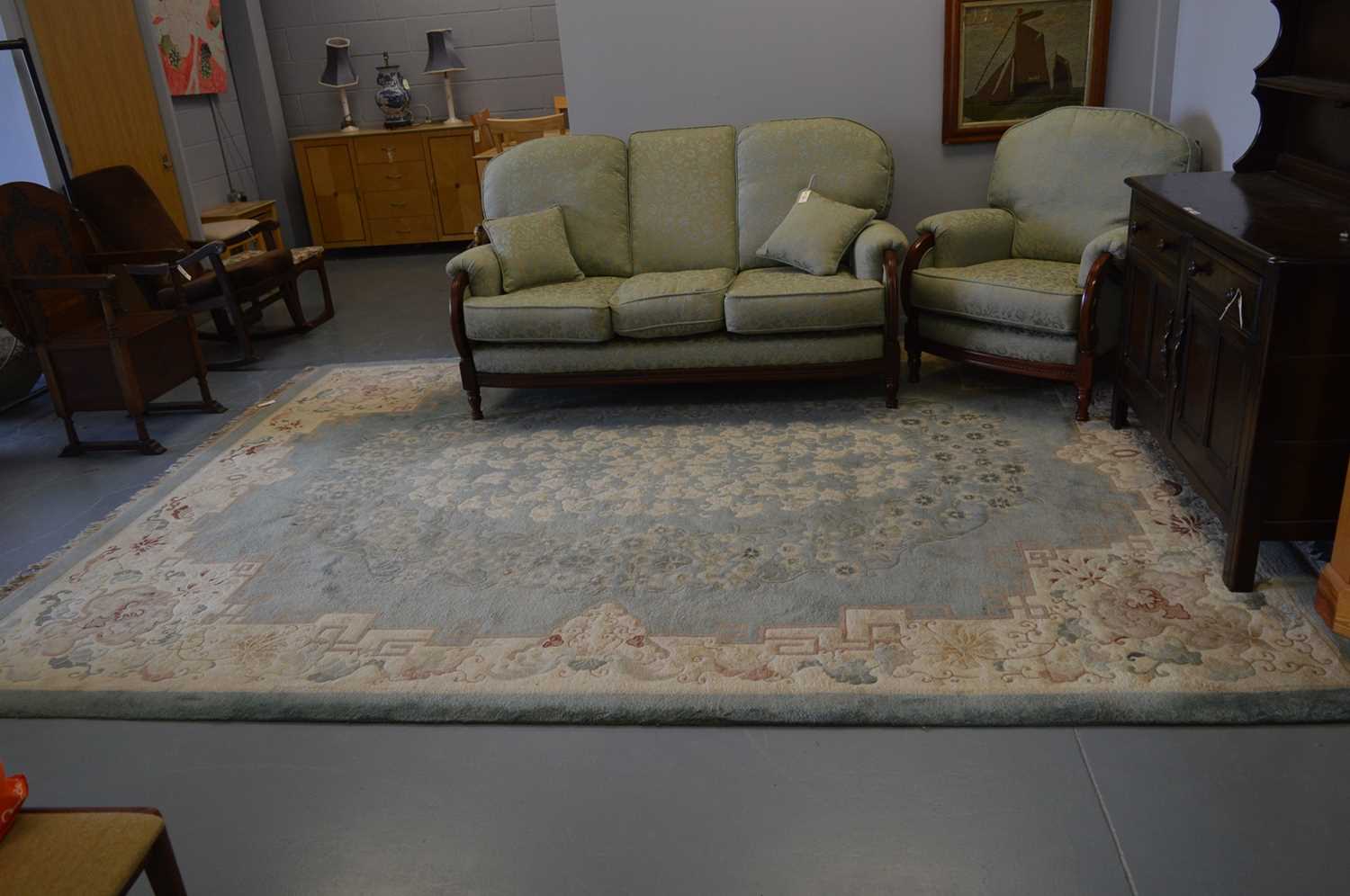 Lot 738 - A Chinese style carpet