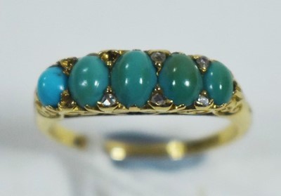 Lot 127 - Turquoise ring
