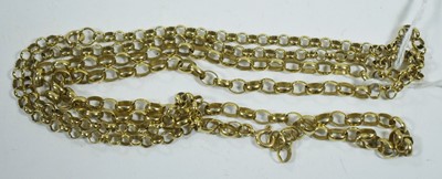 Lot 152 - Two gold chains