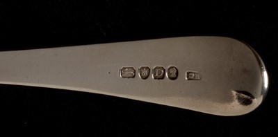 Lot 308 - George III silver gravy spoon