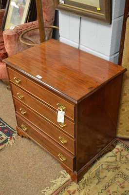 Lot 762 - mahogany chest of drawers