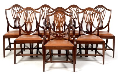 Lot 1126 - Hepplewhite dining chairs