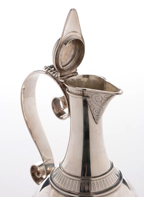 Lot 311 - Victorian silver claret jug