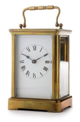 Lot 659 - Cased carriage timepiece