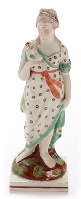 Lot 444 - Neale type pearlware figure