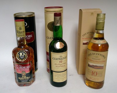 Lot 876 - Three Glenlivet whiskies