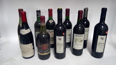 Lot 912 - Ten mixed red wines