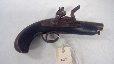Lot 254 - Flintlock pistol