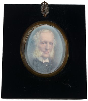 Lot 683 - Attributed to William Ashton RA - a miniature portrait