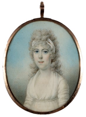 Lot 714 - 18th Century British School -  miniature portrait