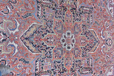 Lot 893 - Heriz carpet
