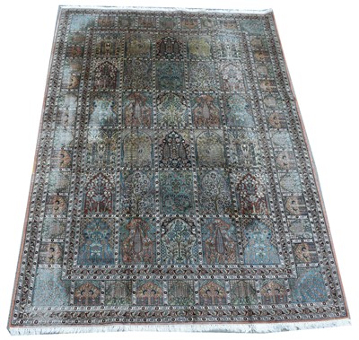 Lot 905 - Silk panel carpet