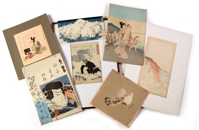 Lot 578 - Katsushika Hokusai - Japanese prints.