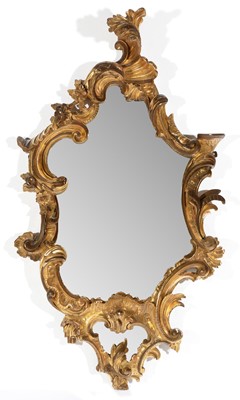 Lot 1140 - 20th Century rococo style wall mirror