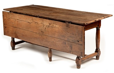 Lot 1156 - 18th Century oak refectory style table