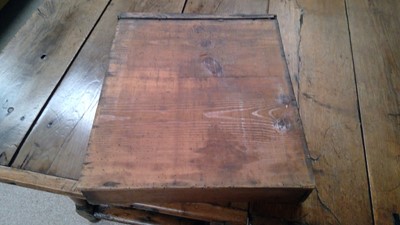 Lot 1156 - 18th Century oak refectory style table