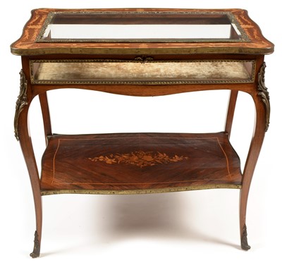 Lot 1158 - 19th Century rosewood and inlaid bijouterie table