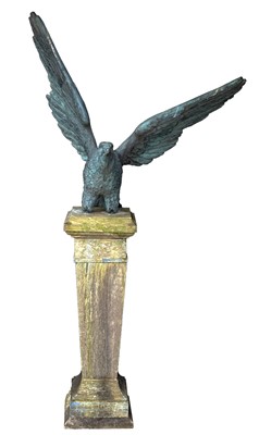 Lot 1187 - Eagle garden ornament