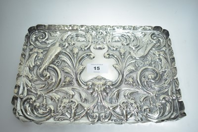 Lot 15 - Silver tray