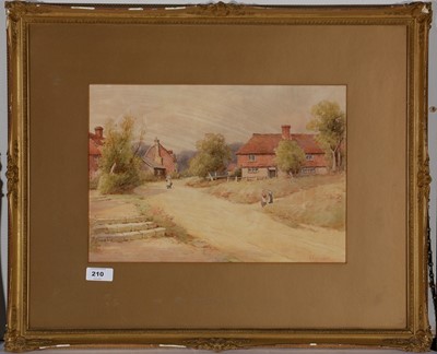 Lot 210 - H* English - watercolour.