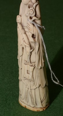Lot 425 - Chinese Ivory figure of Quanyin