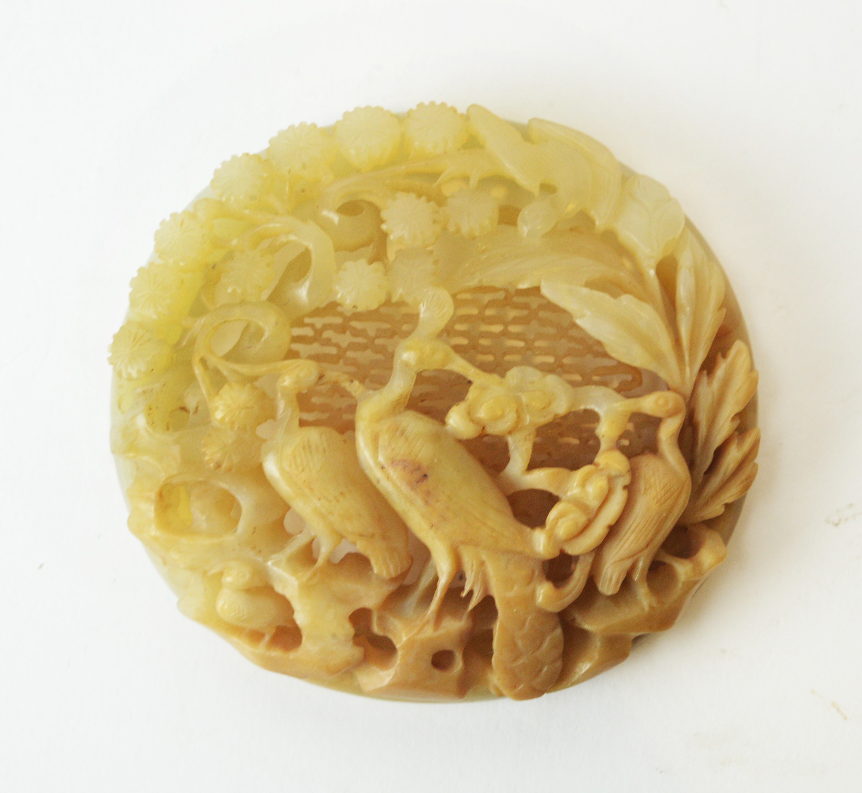 Lot 596 Jade carving