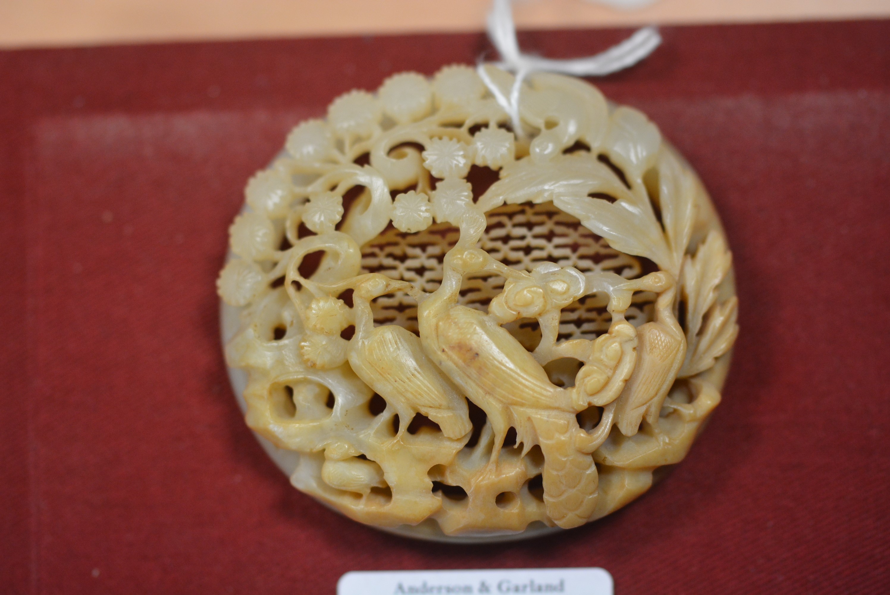 Lot 596 Jade carving