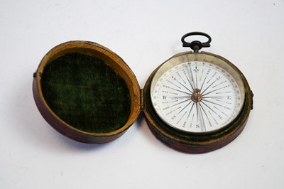 Lot 777 - A Ramsden of London George III pocket compass.
