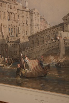 Lot 634 - Attributed to Samuel Prout - watercolour.