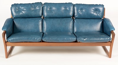 Lot 1209 - Folke Ohlsson for Gimson & Slater teak sofa, armchair and rocking chair
