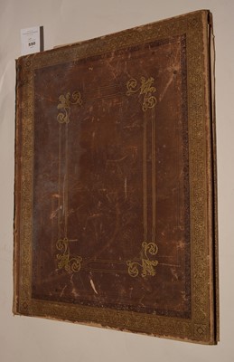 Lot 550 - A 19th Century album of photographs, watercolours and drawings.