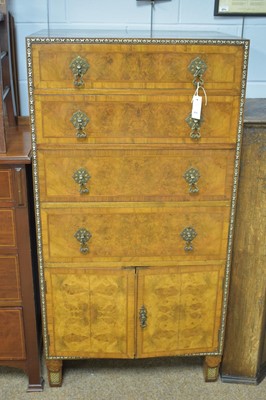 Lot 455 - Rosewood chest of drawers