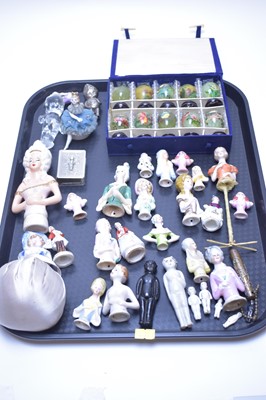 Lot 159 - Porcelain pin dolls