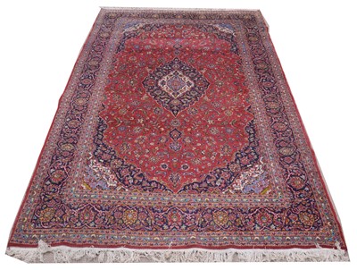 Lot 545 - Kashan carpet with certificate