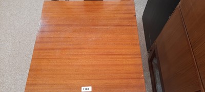 Lot 1182 - Mid-Century afrormosia bedside cabinets