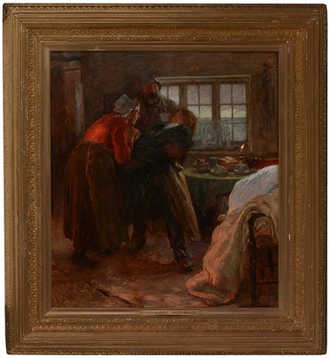 Lot 807 - Ralph Hedley - oil.