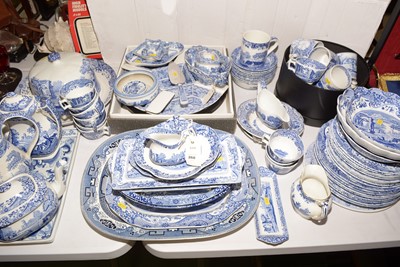 Lot 260 - Spode Italian blue and white tea and dinnerware
