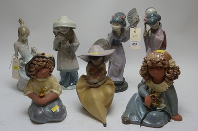 Lot 248 - Lladro and other figures