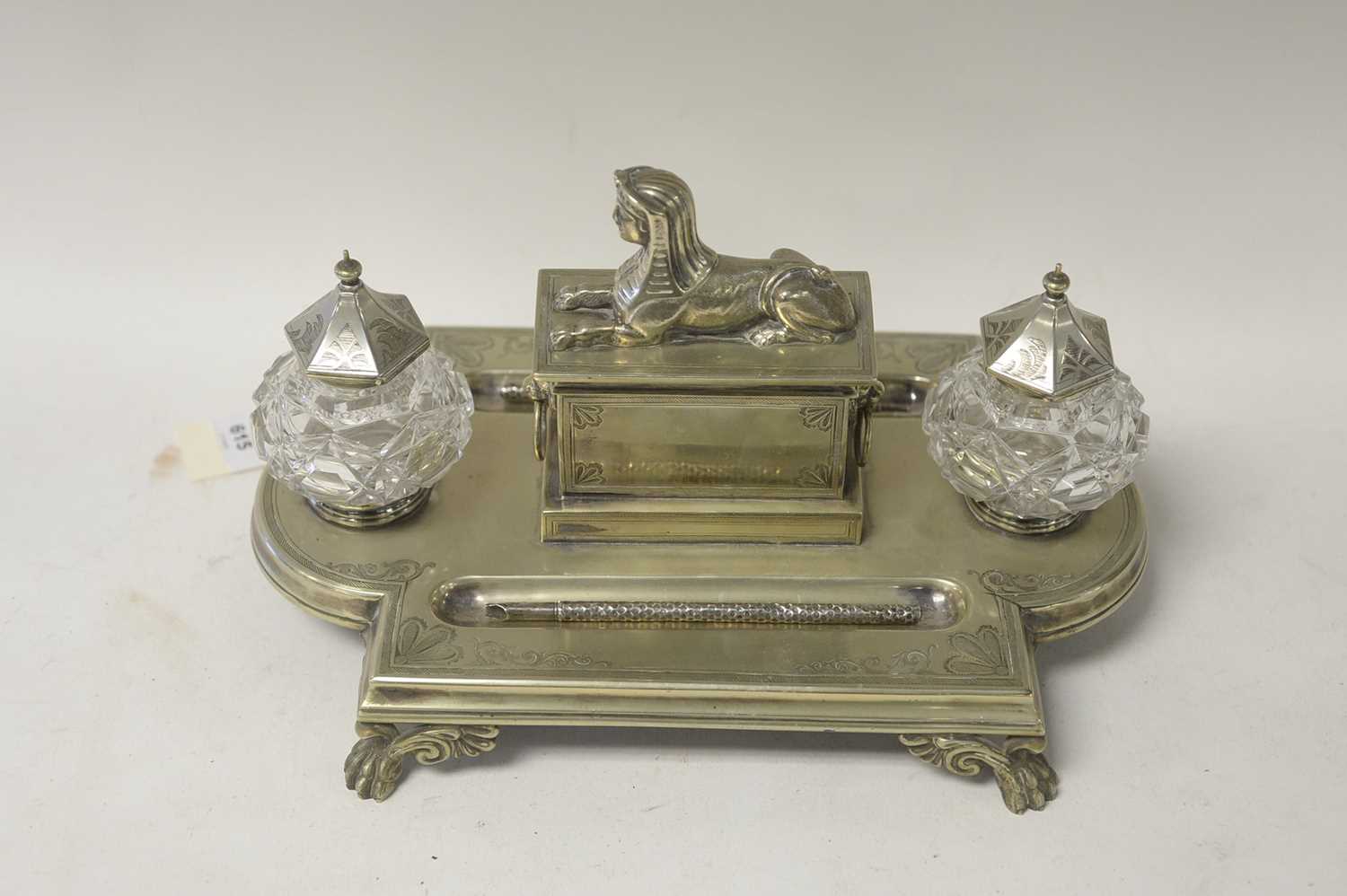 Lot 615 - Pen and ink stand
