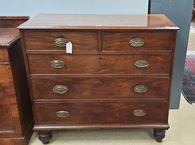 Lot 872 - 19th Century mahogany chest of drawers