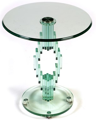 Lot 1160 - Mid-Century glass table