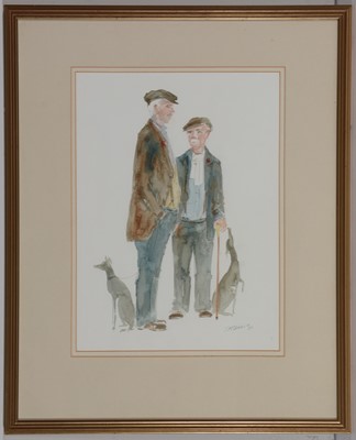 Lot 1387 - Terence "Terry" McArdle - watercolours.