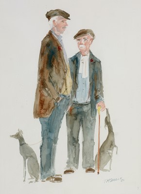 Lot 1387 - Terence "Terry" McArdle - watercolours.