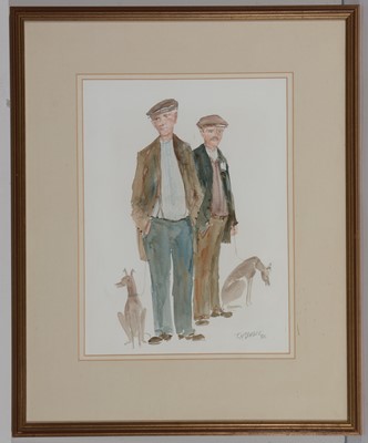 Lot 1387 - Terence "Terry" McArdle - watercolours.